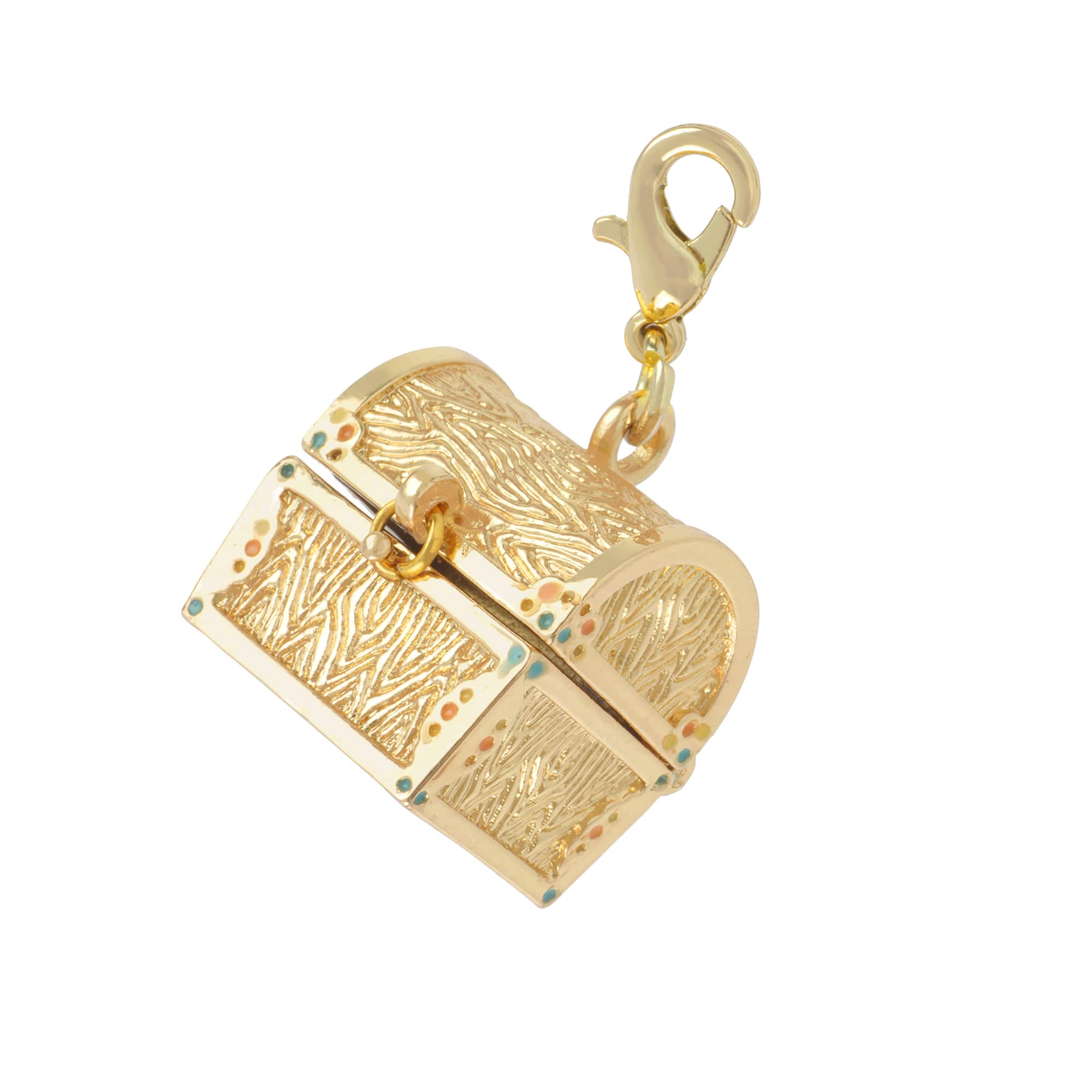 12 Pack: Treasure Chest Charm by Bead Landing™